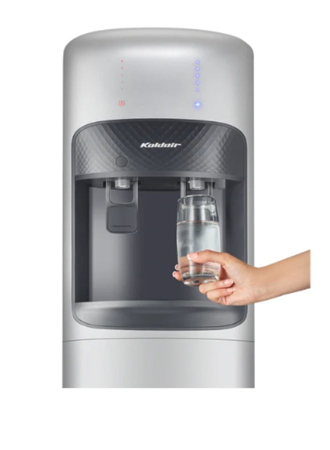 TANK Koldair A Bottom Loading Water Dispenser, 2 Taps, Cold/Hot - Silver - Image 3